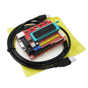 1 sæt Microchip pic microcontroller minimum system development board PIC16F877A + USB KABEL