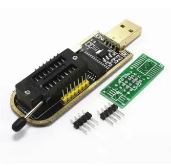 10 stk CH341A 24 25 Serie EEPROM Flash BIOS-USB-Programmør med Software & Driver