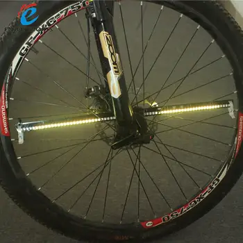 128 RGB LED Vandtæt Anti-shock Talte Cykel Lys Farve Skiftende Programmerbare bike Cykel Hjul Lys Cykel Tilbehør