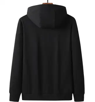 2020 Mænd Hoodie Casual Streetwear ensfarvet langærmet Pullover Hættetrøjer Mandlige Mode Mænd Sweatshirt