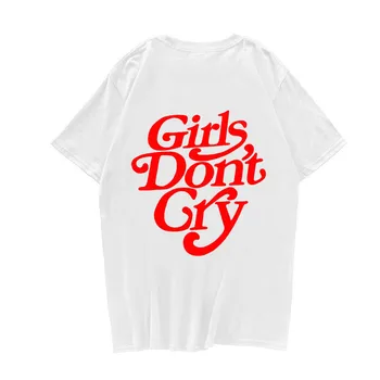 2020 nye Girls Don ' t Cry Print Mænd og Kvinder Hip Hop T-Shirt med O-Hals, Korte Ærmer Løs Casual t-shirts Harajuku Sommer T-Shirt