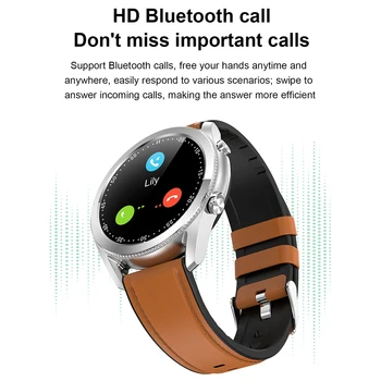 2020 Smart Ur Mænd Bluetooth Opkald, Musik Vandtæt G33 Smart Ur for Mænd Smartwatch til Huawei Android, IOS