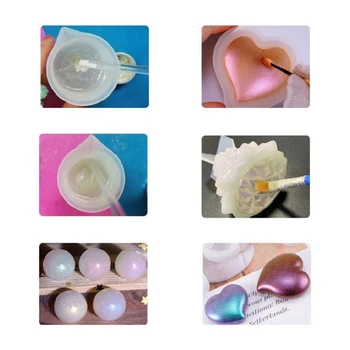 32 Farver Kosmetiske Klasse Perlemors Naturlige Glimmer Mineral Pulver Epoxy Harpiks Farve Pearl Pigment DIY Smykker Håndværk Gør Accesso