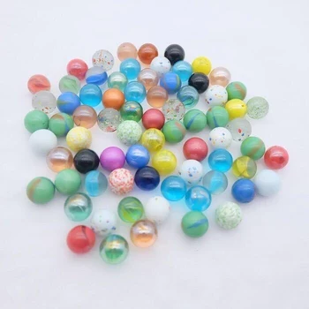 50/100/150pcs af glas bolden 16 mm fløde konsol spil pinball maskine kvæg små kugler pat legetøj forældre-barn-maskine perler
