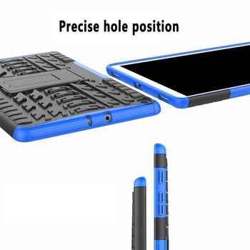 50stk taske til Samsung Galaxy Tab 10.1 2019 SM-T510 SM-T515 T510 T515 Dække Funda Slank Silikone Stødsikkert Stå Shell