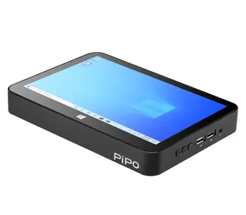 9 tommer IPS 1920*1200 Pipo X11 Mini-PC Win10 Pro 2G 32G Ram Rom Z8350 Tablet PC BT4.0 HDMI Wifi RJ45 4 USB TV-Box Mini Desktop