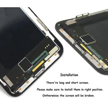 AAA+++ Til iPhone X XS OLED Med 3D Touch Digitizer Assembly LCD-Skærm Udskiftning af Display For iPhoneX LCD-Ingen Døde Pixel