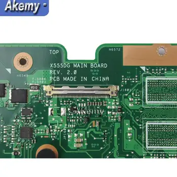 Akemy X555YA bundkort 4G A6-7310 Til ASUS X555DG X555YA X555Y laptop bundkort X555YA bundkort X555Yi bundkort test ok