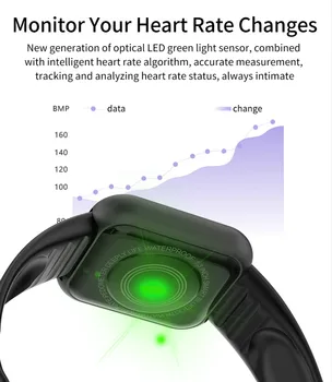 Bluetooth Smart Ur Mænd Sport Smartwatch puls, Blodtryk Tracker Fitness Armbånd til IOS Android Smart Whatch часы