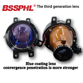 BSSPHL gælder for Toyota bil styling 3.0 blå lys tåge lygte linse bi-xenon projektorens linse nær og lys H11 D2h pære