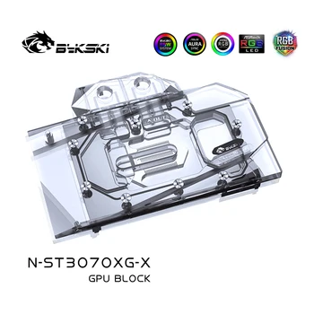 Bykski GPU Vand Blokere For ZOTAC Geforce RTX 3070 X GAMING OC 8G/Twin Kant ,Med bagplade Watercooler ,N-ST3070XG-X