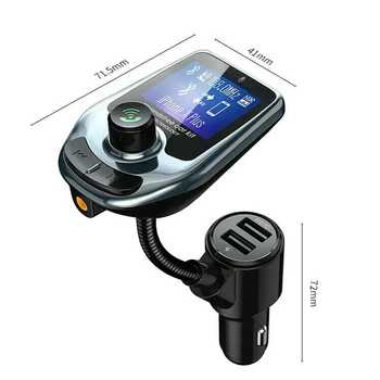 D4 MP3 Bluetooth-5.0 FM-Senderen Musik Afspiller, Håndfri QC3.0 Bil Opladning Af Helt Nye Og Høj Kvalitet