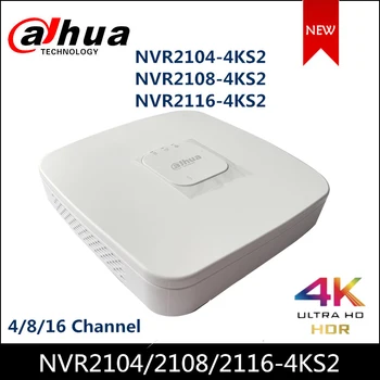 Dahua NVR NVR2104-4KS2 NVR2108-4KS2 4/8 Kanal Smart 1U Lite 4K H. 265 Network Video Recorder