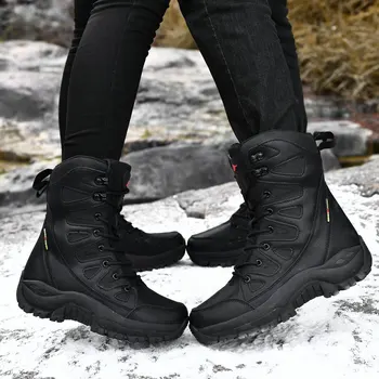 Efteråret Mænd Ørkenen Militære Taktiske Støvler Til mænd Udendørs Mountain Hiking Sko Kvinder Sneakers, Non-slip Sport Klatring Sko