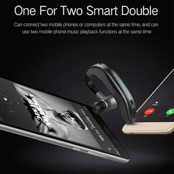 F600 Bluetooth-Headset med støjreduktion 180° Roterende Bluetooth Hovedtelefon Ring Påmindelse Trådløse Hovedtelefoner Til iPhone 11Pro Xiaomi