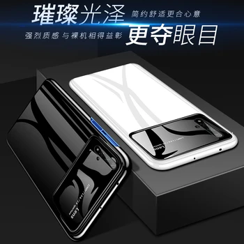 For Huawei Honor 20 Pro Tilfælde Luksus Hårde PC+Hærdet Beskyttende Glas Tilbage Dække Sagen til huawei honor 20 honor20 telefon shell