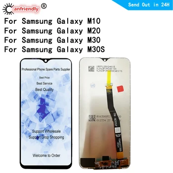 For SAMSUNG GALAXY M10-M20 M30 M30S LCD-Skærm Touch screen Digitizer stellet For SAMSUNG M105 M205 M305 M307 LCD-Skærm