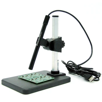 GAOSUO 1-600X HD USB Digital Mikroskop med 6 LED-Justerbar Lysstyrke Kamera, Webcam Endoskop Lup for Vedligeholdelse Afsløring