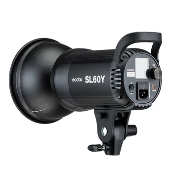 Godox SL-60Y CRI 95+ LED Video Lys SL60Y Gul 3300K Version 60WS Bowens Mount + Remote Controller + Reflektor