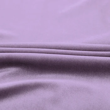 HiLoc Lilla Vinter Pyjamas Kvinder Nattøj Fløjl Med Lange Ærmer Rund Hals Lounge Wear Ren Farve Kvindelige Sæt, Der Passer Til Home 2020