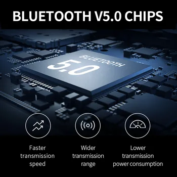 I9000000 TWS 3D trådløse Bluetooth-5.0 sports gaming headset, HiFi musik headset, der er egnet til Android-og IOS-telefoner