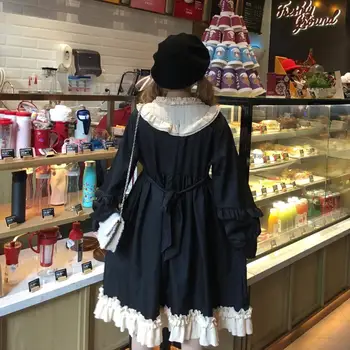 Japansk Mori Girl Dress 2019 Nye Søde Lolita Princess Dress Cos Loli Tea Party Retro Domstol Kawaii Fe Kjole