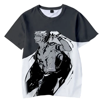 Jujutsu kaisen 3D Printet Børn T-shirts Mode Sommeren kortærmet t-shirt Hot Salg, Børn Casual Streetwear Tøj
