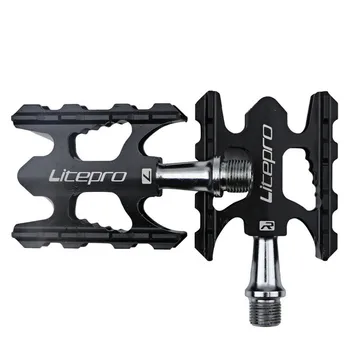 Litepro Ultra Light Foldecykel Pedal er Forsynet Aluminium, Non-slip Passer Brompton MTB Cykel BMX Universal Pedal