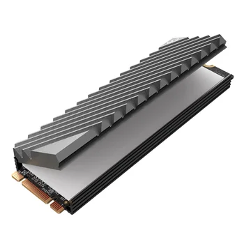 M. 2 SSD NVMe køleplade M2 2280 SSD Harddisk Aluminium Varmeafledning Fin Radiator med Termisk Pad for SSD M2 PC