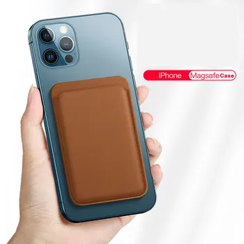 Magsafe Case Til iPhone 12 Mini-Card Taske Magsafing Magnetiske Mode Wallet-Kortholderen For 12 Pro Max antal Tilfælde Til Magsafe