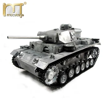MATO 1 16 Udfylde alle Metal Tank tyske Panzer III 2,4 G Mato Legetøj RC Tank model airsoft rekyl tønde RTR udgave militære