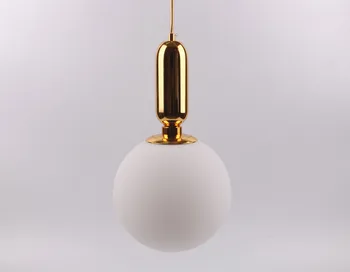 Moderne armatur Led Vedhæng Lys sengen suspension Bar spisestue Hjem Deco Hængende Lampe Nordiske Dråbe lampe Glas Ba