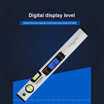 Måling Digital Hældningsmåler Opadgående LCD-Vertikale Læsning af Digitale Display 400mm vaterpas Automatisk Sluk Fryse