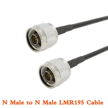 N Type Plug RF Koaksial LMR195 Kabel-Lav-tab N-Male-N Mandlige Stik-Antenne Udvidelse Pigtail Jumper-Kabel Ledning LMR195