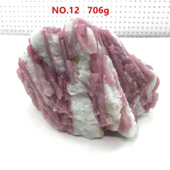 Naturlige Sjældne Pink Turmalin Rå Malm Turmalin Crystal Prøve Rå Malm Helbredende Krystaller Naturlige Sten og Mineraler