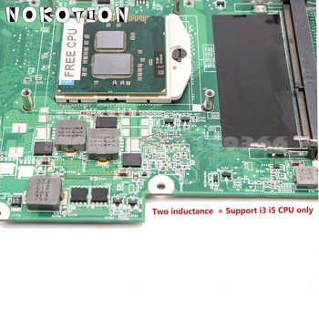 NOKOTION DAKL3AMB8G1 DAKL3AMB8D0 DAKL3AMB8E0 For Lenovo Ideapad Y560 laptop bundkort HM55 DDR3 HD5650M 1GB med i5 CPU