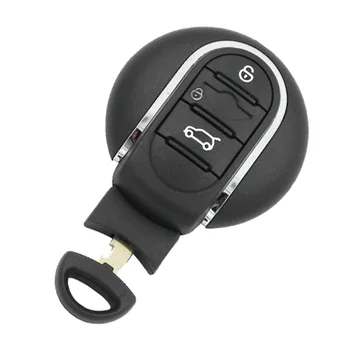 OkeyTech for BMW MINI Cooper R56 E90 F46 Smart Fjernstyret Bil-Tasten Alarm & Indsætte Nødsituation Blade 3-Knappen 315/433Mhz for Mini-Tasten