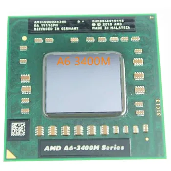 Original AMD Bærbar computer, Bærbare CPU processor A6-3400M 1.4 Ghz-Socket FS1 A6 3400M AM3400DDX43GX Gratis Fragt