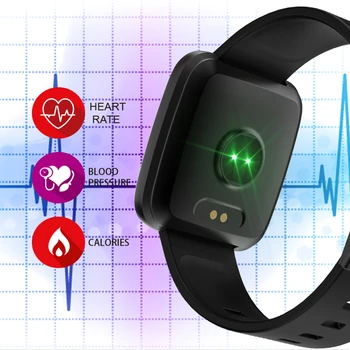 S7 Smart Ur med puls, Blodtryk Overvåge Udendørs Sports Tracker Vandtæt Smartwatch til Android til iphone xiaomi
