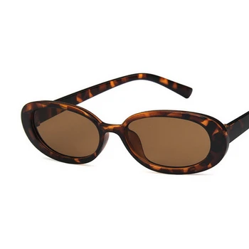 Smalle Små Runde Solbriller 2020 Luksus Mærke Ovale solbriller Mode Nuancer Til Kvinder Brillerne Candy Farve Klar Linse MM18