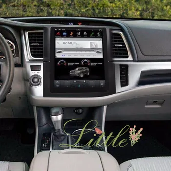 Tesla stil 12,1 tommer Bil Ikke DVD-Afspiller, GPS-Navigation Til Toyota Highlander-2018 radio stereo mms-Touch-Skærm