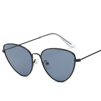 TOEXPLORE Cat Eye Kvinder Mænd Solbriller Brand Designer Briller Metal Ramme Luksus Retro solbriller Mode af Høj Kvalitet UV400