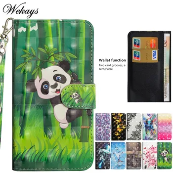 Wekays Til Huawei Honor 10 Tilfælde Tegnefilm Panda 3D Læder Flip Fundas Tilfældet For Coque Huawei Honor10 Ære 10 Omfatte Tilfælde, Ære 10
