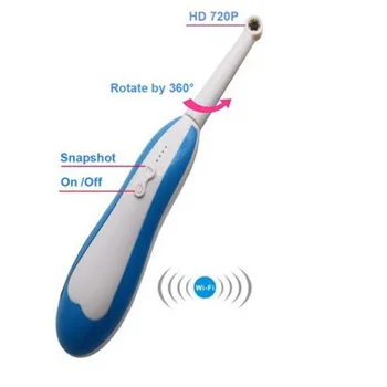 Wireless WiFi HD USB-inden for Mundtlig Dental Intraorale Kamera Tandlæge Enhed, LED Lys Real-time Video Inspektion Tandblegning Værktøj