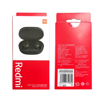 Xiaomi Redmi Airdots 2 Black Bluetooth-5.0 Øretelefoner Unge Mi Ægte Trådløse Hovedtelefoner TWS Luft Prikker Headset