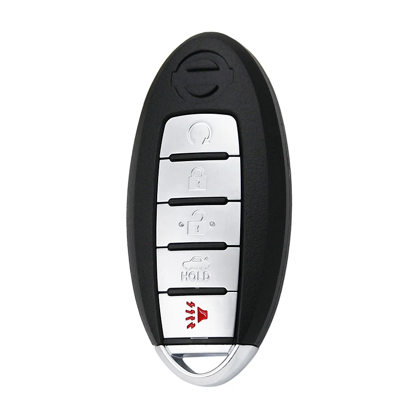 Smart fjernbetjening nøgle 4+1 knappen FSK 433MHz PCF7952LTT chip For Nissan Patrol med insert-tasten blade 5 knapper 3