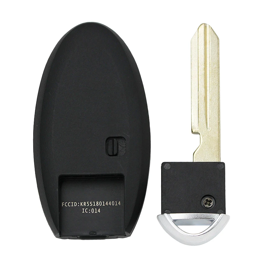 Smart fjernbetjening nøgle 4+1 knappen FSK 433MHz PCF7952LTT chip For Nissan Patrol med insert-tasten blade 5 knapper 5