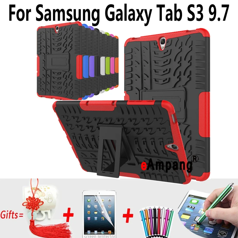 Tablet Etui Til Samsung Galaxy Tab S3 9.7 T820 T825 Dække Sagen Silicium Stødsikkert Tilbage Tilfældet For Samsung Tab S3 9.7 Dække 4
