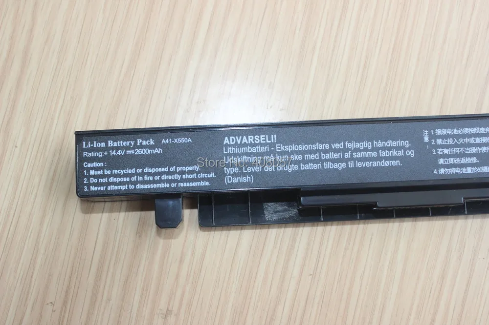 Ny Bærbar-Batteri til Asus K550L X550C Batteri A41-X550A 2600mAh 5