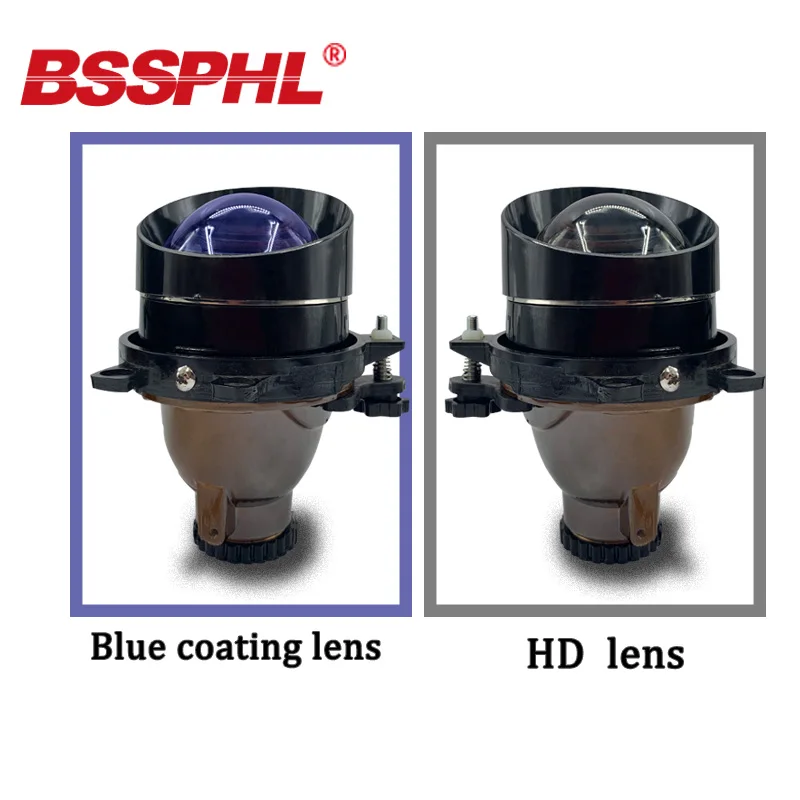 BSSPHL gælder for Toyota bil styling 3.0 blå lys tåge lygte linse bi-xenon projektorens linse nær og lys H11 D2h pære 3
